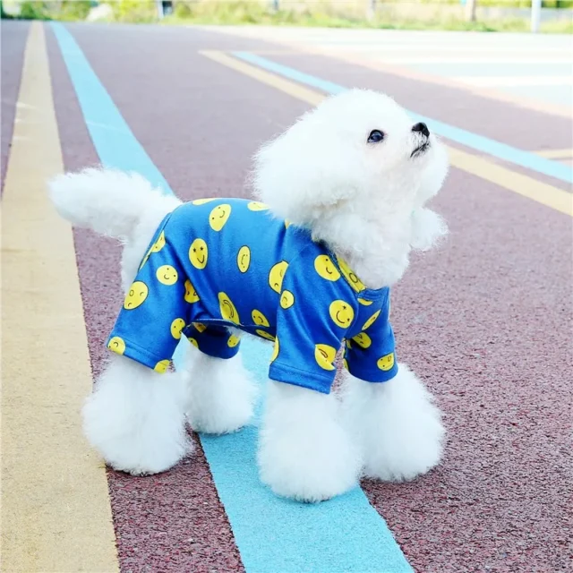 Fashion Dog Jumpsuits for Small Dogs Winter Warm Dog Clothes Soft Puppy Pajamas Cute Cartoon Pet Cat Jumpsuits Chihuahua Clothes - Image 4