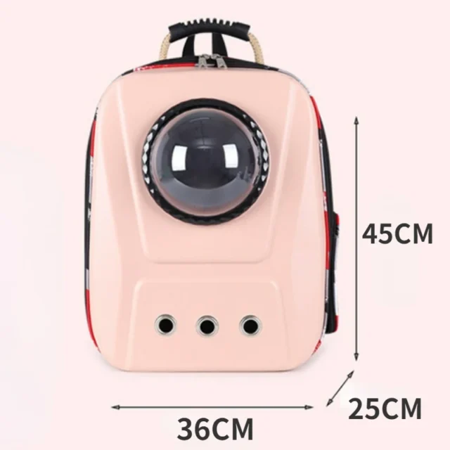 Outdoor Travel Puppy Cat Backpack Carrier Bag Breathable Pet Space Capsule Transporter Foldable - Image 5