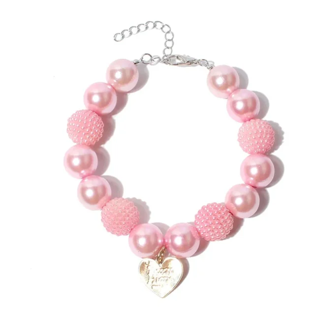 Rhinestone Pet Collar Puppy Dog Cat Imitation Candy Color Pearl Necklace Pet Accessories Lovely Fashion Pets Dogs Cats Collar - Image 5