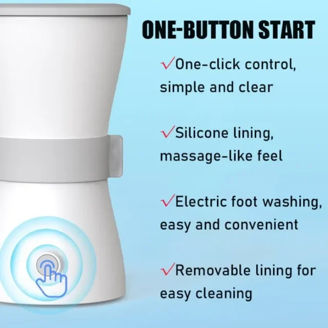 Portable Pet Electric Foot Washer Automatic Cat Dog Paw Washing Cup Dog Foot Silicone Bristles Cleaner USB Charging Pet Grooming - Image 5