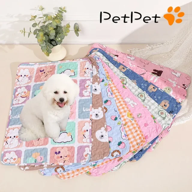 Washable Pet Pee Pad Pet Diaper Mat Reusable Mats for Dogs Dog Bed Urine Washable Dog Training Pad Four Seasons Pet Mat Urine