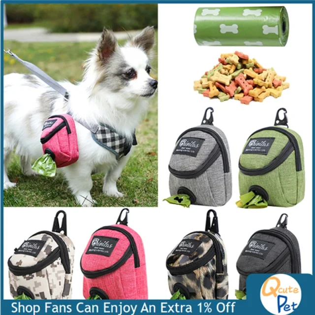 Pet Dog treat pouch Portable Multifunction Dog training bag Outdoor Travel Dog Poop Bag Dispenser Durable Pet Accessories