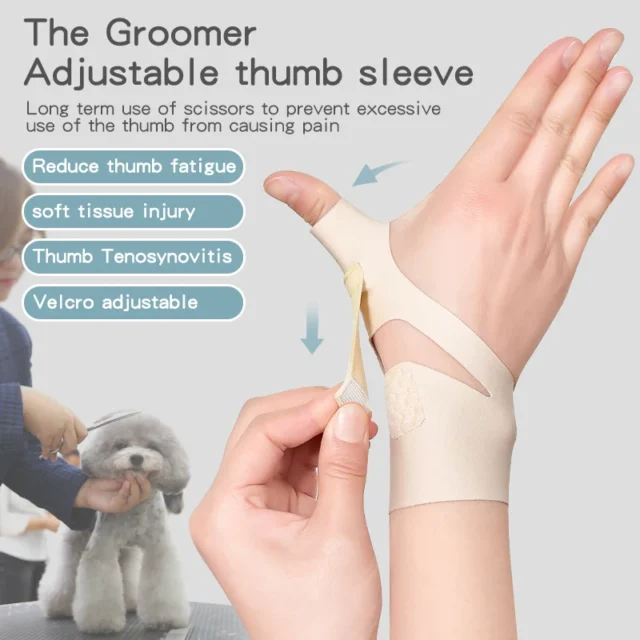 Pet Beautician Can Adjust The Thumb Sheath To Prevent Fatigue In The Wrist Joint And Fix The Belt With The Wrist Protector