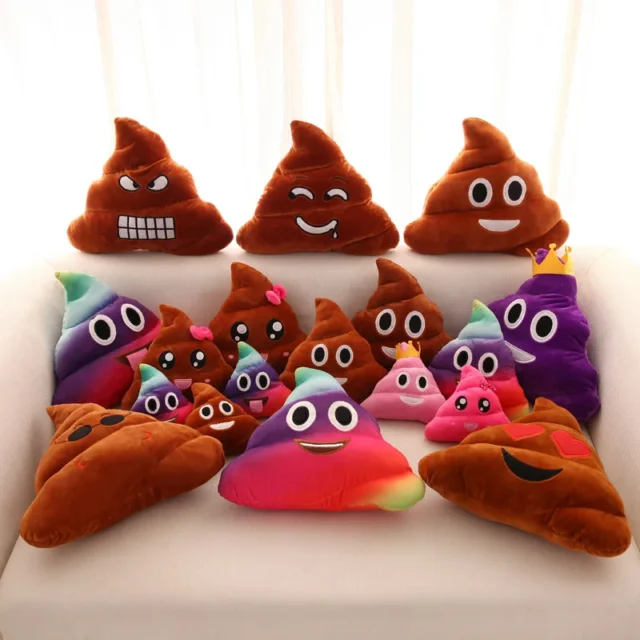 Wholesale cartoon new expression poo plush toys cute funny quirky funny poop cushion - Image 4