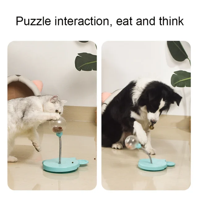 Pet Puzzle Food Leaking Ball Toy Cat Dog Interactive Treat Leaking Toy Catnip Slow Cat Dog Feeder Fun Pet Products Accessories - Image 3