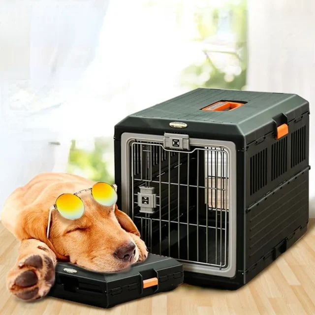 Breathable Cat Carrier Box Carrying Safe with Handle Travel Crate Transport Cage Carrier Basket for Indoor Puppy Car Outdoor - Image 3