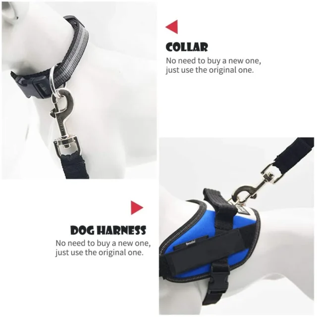 Adjustable Pet Cat Dog Car Seat Belt Pet Seat Vehicle Dog Harness Lead Clip Safety Lever Traction Dog Collars Dog Accessoires - Image 4