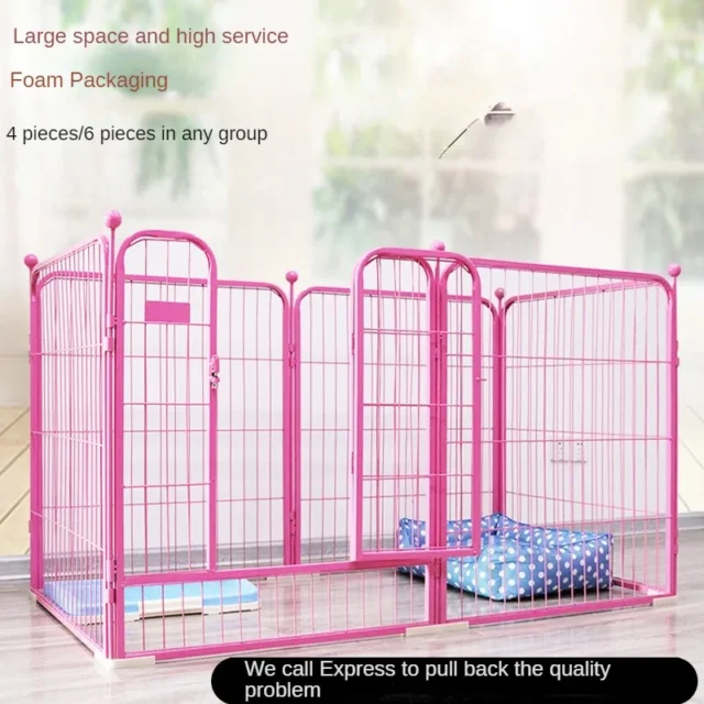 Outdoor activity dog fence dog cage multifunctional folding pet fence size pet fence, used for managing pet fences - Image 3