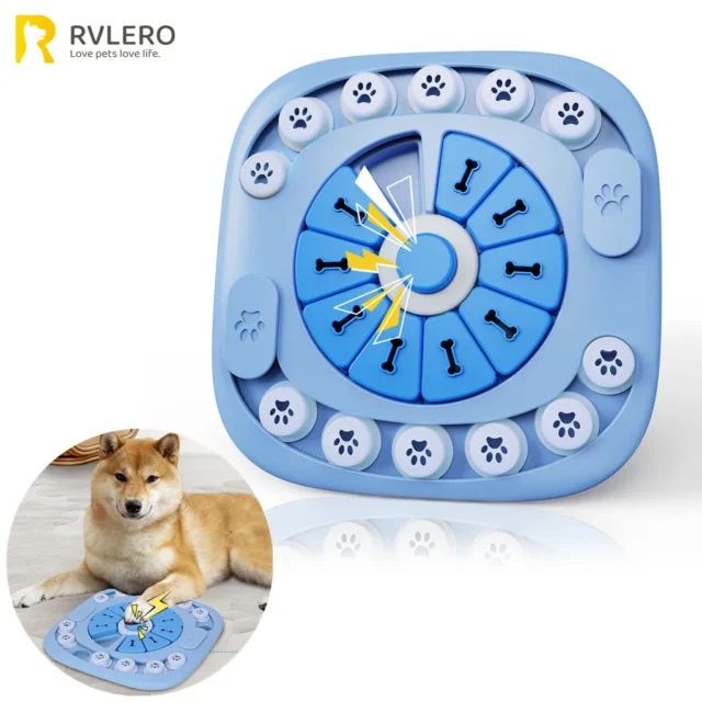 Dog Puzzle Toys Interactive Treat Dispensing Dog Toys for Large Medium Small Dogs Educational Slow Food Training Pet Products