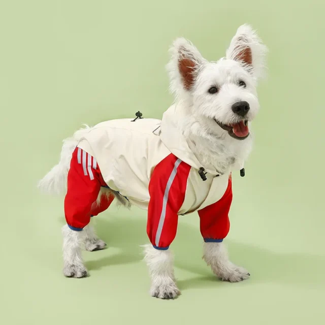 Reflective Dog Raincoat Waterproof Pet Jumpsuit Clothes for Small Dog Puppy Raincoat French Bulldog Chihuahua Poodle Rain Coat - Image 4