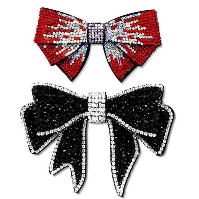 Boutique Dog Collar Charms with Rhinestone Diamond Grooming Slidable Dog Bows For Small Medium Large Dog Collar Pet Accessories