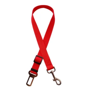 Pet seat belt red