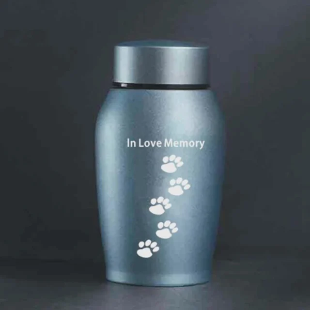 500ML Pet Cremation Memorial Urn Retain Memories Burial Keepsake for Funeral Box Pet Cremation Urn Kittens Puppy Keepsake - Image 4