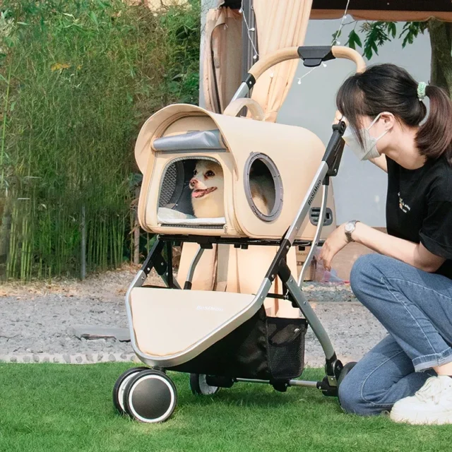 detachable pet stroller,pet tote bag,Cat carrier bag,walking cat stroller,Travel stroller for small cats and dogs, breathable