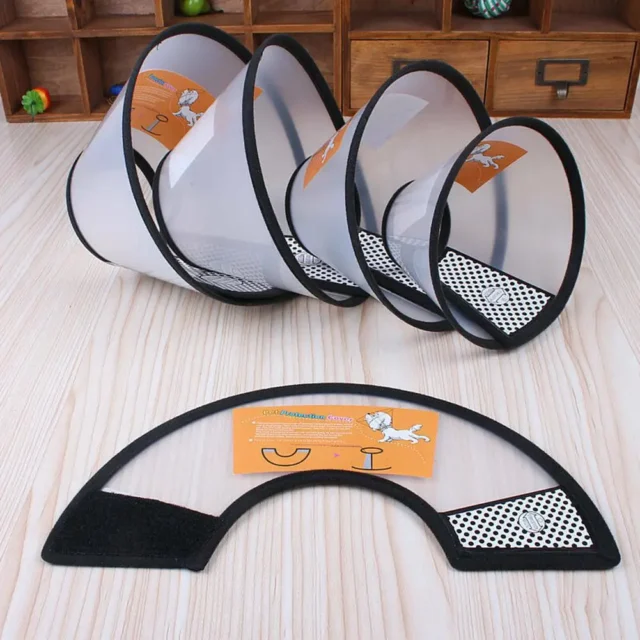 Dog Cone Adjustable Pet Cone Pet Recovery Collar Cone Protective Collar for Pet Dogs Cats Wound Healing Protection Collar