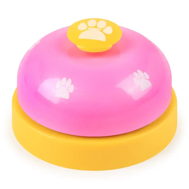 1Pcs Stainless Steel Plastic Pet Dog Cat Training Bell Metal Bell Creative Paint Pet Toys Training Call Bell Dog Cat Toys - Image 5