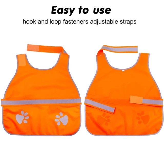 Benepaw Adjustable Dog Reflective Vest Waterproof Fluorescent High Visibility Dog Jacket Help Protect Your Puppy Outdoor - Image 4