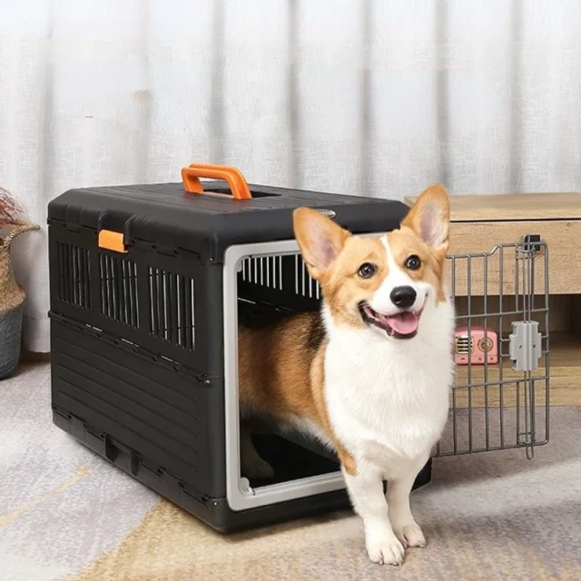 Breathable Cat Carrier Box Carrying Safe with Handle Travel Crate Transport Cage Carrier Basket for Indoor Puppy Car Outdoor - Image 2