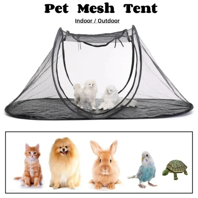 Outdoor Pet Cage, Can Be Folded to Store Outdoor Pet Tent, Cat and Dog Travel Cage - Image 3