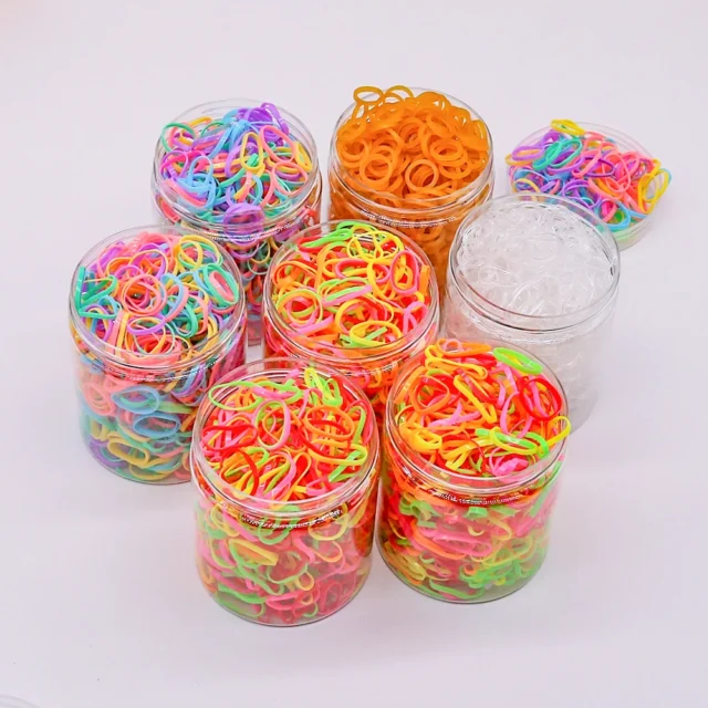 100/200/500PCS Dog Hair Bows Dog Headwear Grooming Mix Color Dogs Hair Elastic Hair Bands Rubber Bands Gifts for Dog Accessories - Image 4