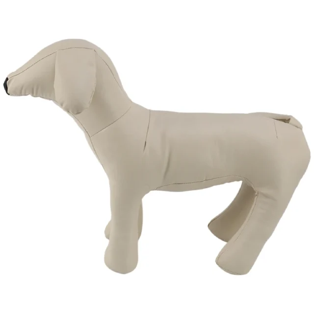 Leather Dog Mannequins Standing Position Dog Models Toys Pet Animal Shop Display Mannequin - Image 5