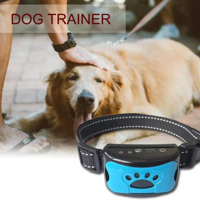 Pet Dog AntiBarking USB Electric Ultrasonic Dogs Stop Barking Vibration Anti Bark Collar Automatic Collar Dog Training Collars - Image 5