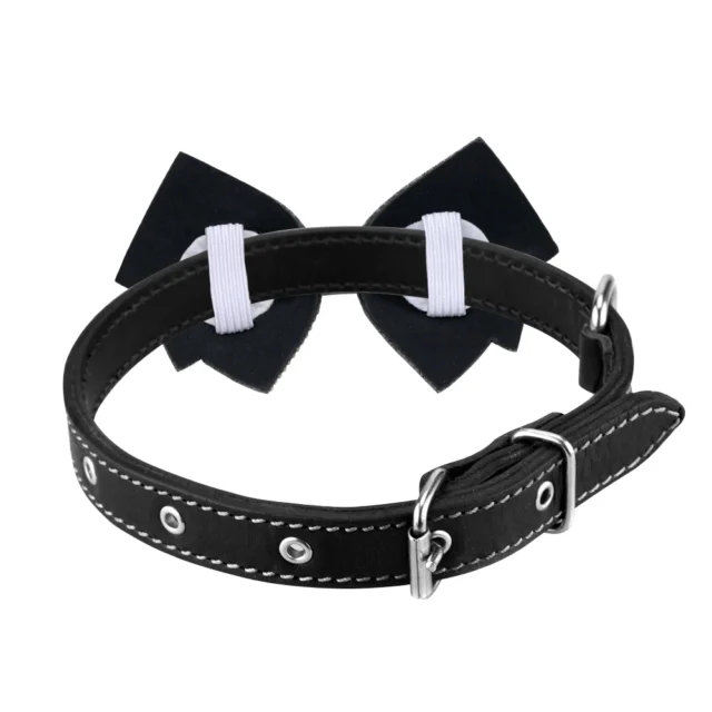 Exquisite Pet Dog Bowtie Dog Bows Diamond Shining Grooming Slidable Dog Collar For Dogs Cat Wedding Pet Products Dog Accessories - Image 5