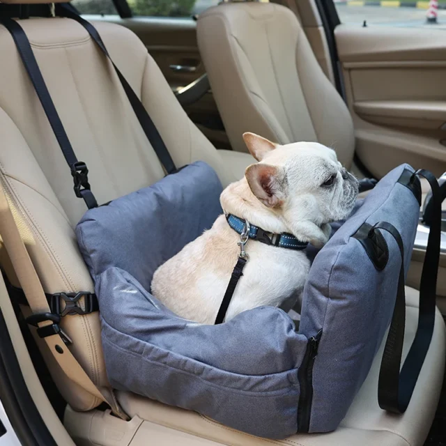 Thick Pet Car Seat Travel Carrier Handbag Detachable and Washable Ultra Soft Portable Cat Dog Car Travel Bed Safety Pet Supplies - Image 2