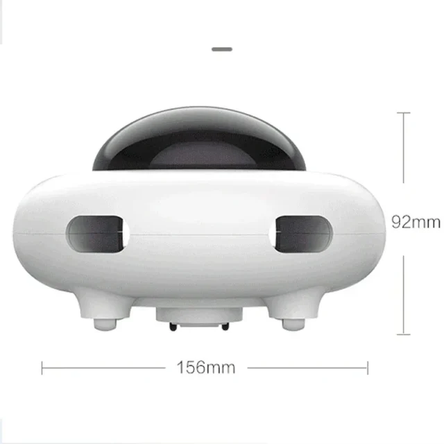 Cat Toy Smart Teaser UFO Pet Turntable Catching Training toys USB Charging Cat Teaser Replaceable Feather Interactive Auto - Image 3