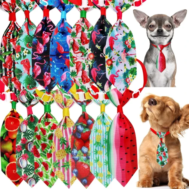 60/100pcs Fruit Style Dog Accessories For Dog Bowtie Summer Small Dogs Puppy Cat Hair Bows Pet Bandanas for Dogs Pet Supplier - Image 6