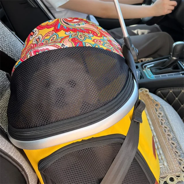 Portable Pet Stroller for Dogs and Cats Trolley Detachable Folding Puppy Stroller Outdoor Camping Travel Carrying Car Cat Bag Z - Image 5