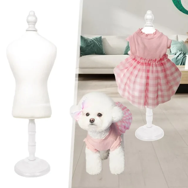 Mini Doll Dress Form Pet Mannequin Rack Display Rack for Cat Dog Clothes Hanger Sewing Mannequin Stand Doll Cloth Shelf Display - Image 5