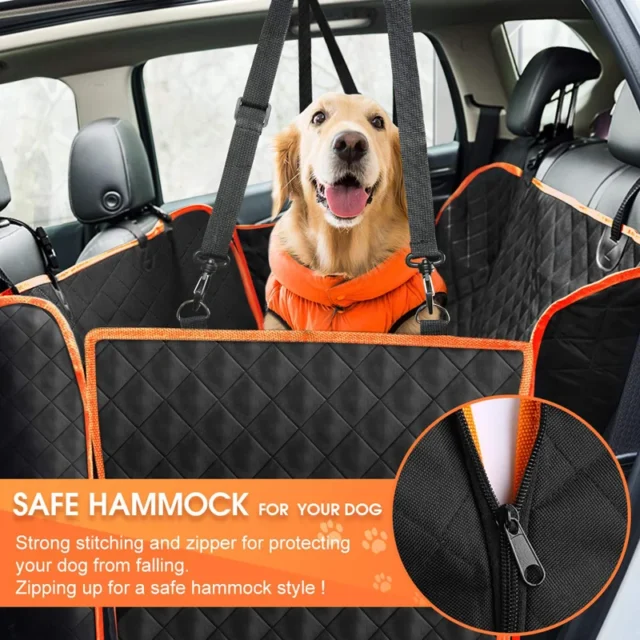 Benepaw Scratchproof Dog Car Seat Cover Waterproof 4 Bags Washable Nonslip Backseat Protector Pet Hammock For Cars Trucks SUVs - Image 3