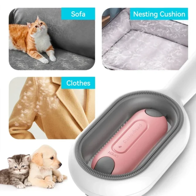 Dog Grooming Comb Creative Update Cat with Water Tank Double Sided Hair Removal Brush Kitten Pet Supplies Accessories - Image 5