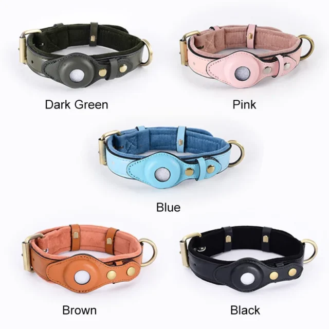 New Removable Locating Pet Collar AirTag Collar Anti-Lost Dog Tracker Protective Case Dog Collar Outdoors Walking Pet Supplies - Image 3