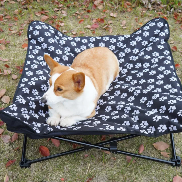 Foldable Elevated Dog Nest, Outdoor Camping, Pet Camping Lounge Bed, Removable, Washable, All Seasons, Universal - Image 3