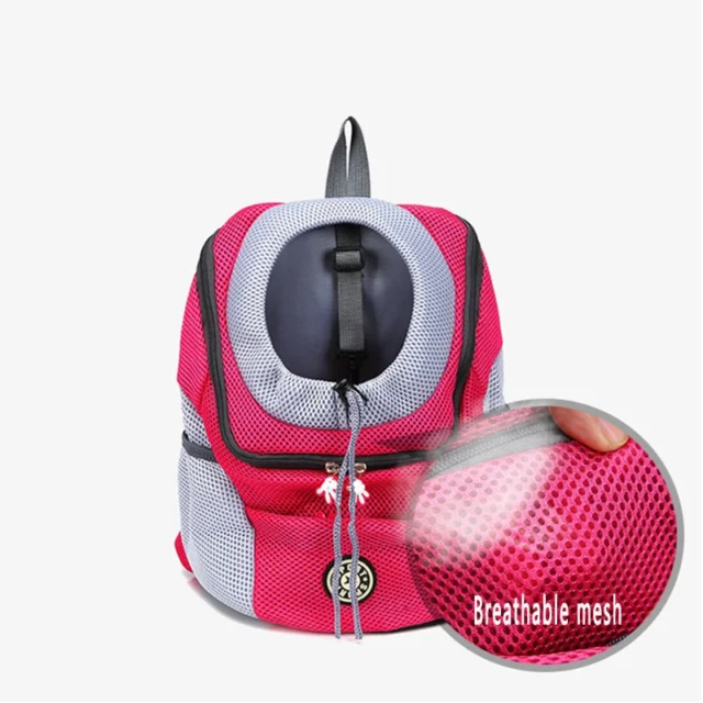 Pet Backpack Dog Shoulder Bag Chest Bag Out Portable Travel Breathable Dog Bag Pet Supplies Universal Traveling Carrier Backpack - Image 3