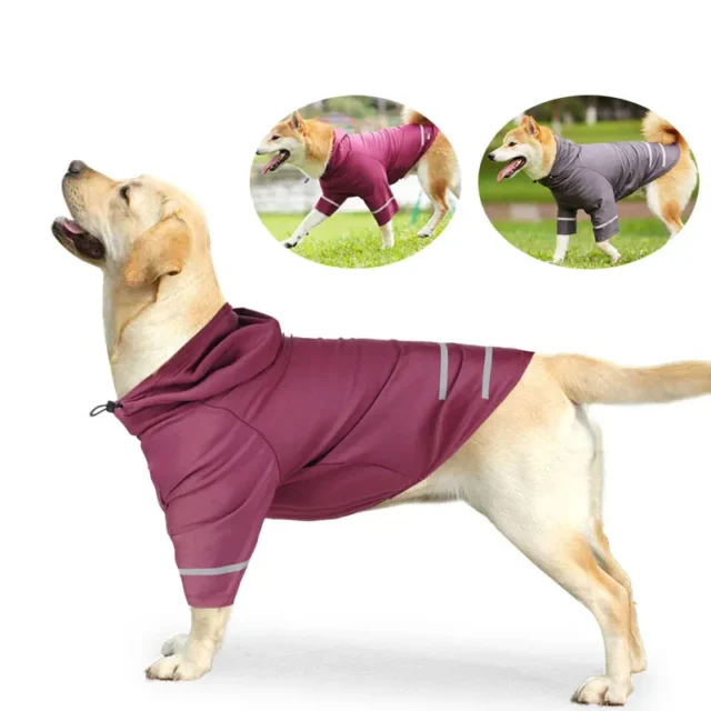 Dog Sports T-Shirt with Reflective Label, Dog Shirts, Pet Vest Tee with Sun Visor Design, Adjustable Summer Pet Clothes