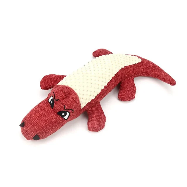 Dog Plush Toy Cat Dog Voice Octopus Crocodile Animals Puzzle Toy Bite Resistant Interactive Pet Training Chew Toy Pet Supplies - Image 6