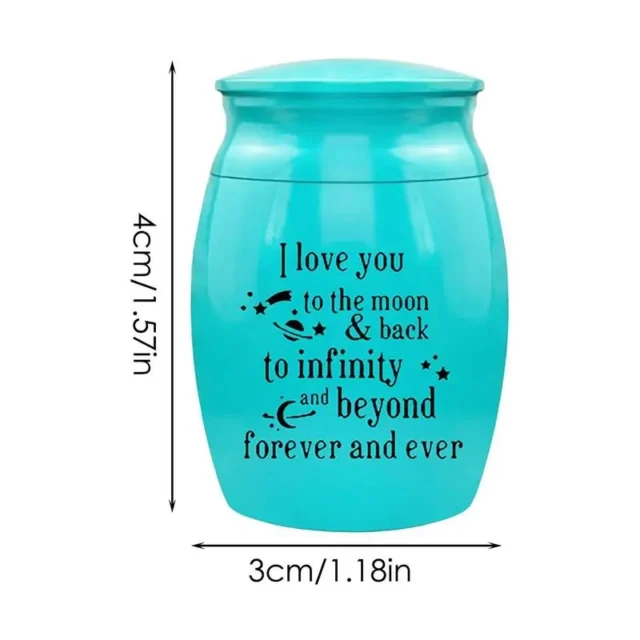 Pet Urn Dog Ashes Urn I Love You To The Moon Back Small Cremation Urns For Dogs And Cats Waterproof No Leakage Cat Urn For Ashes - Image 6