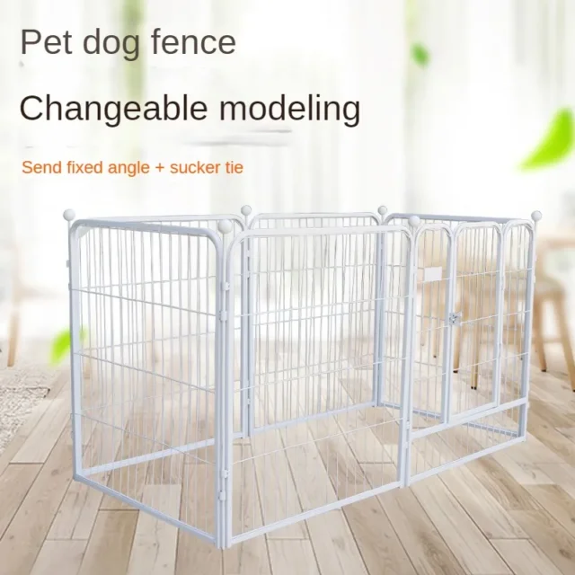 Outdoor activity dog fence dog cage multifunctional folding pet fence size pet fence, used for managing pet fences - Image 4