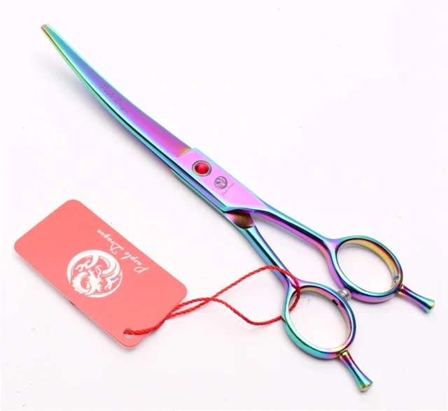 8'' Dog Grooming Scissors Thinning Shears Professional Cat Scissors Animal Hair Cutting Janan Steel For Pet Shop & Home Z4003 - Image 2