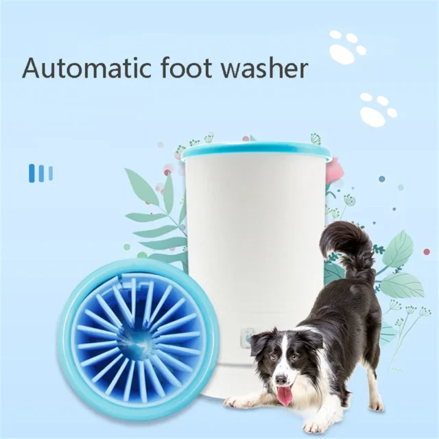 Automatic Dog Paws Cleaner Cup Pet Foot Washer Cup Portable Paw Cleaner For Small Medium Dogs Cats With Soft Silicone Bristles - Image 6