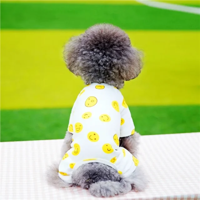 Fashion Dog Jumpsuits for Small Dogs Winter Warm Dog Clothes Soft Puppy Pajamas Cute Cartoon Pet Cat Jumpsuits Chihuahua Clothes - Image 5