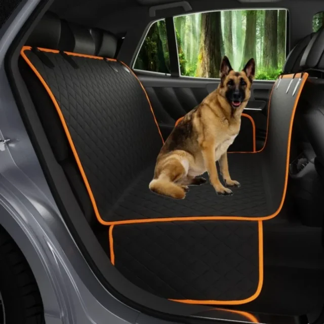 Waterproof Car Rear Seat Cover, Pet Travel Carrier Hammock, Protective Pad, Dog Safety Pad, Combination, New