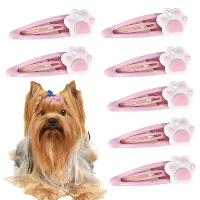 Paw Shape Pet Hairpins BB Clip Cat Dog Hair Clip Pin Barrette Accessories Hairgrip Headdress Dog Hair Grooming - Image 2