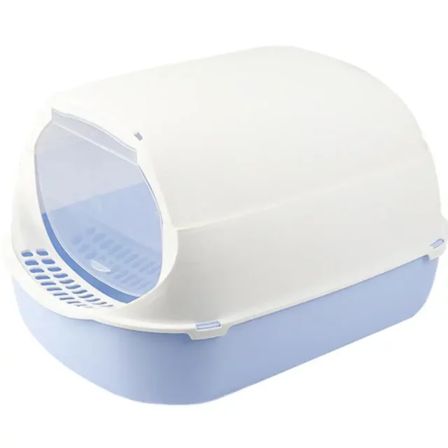 New Fully Enclosed Cat Litter Box With Shovel Pet Litter Box Large Capacity Cat Toilet Litter Box Closed Sandbox Pets Supplies - Image 5