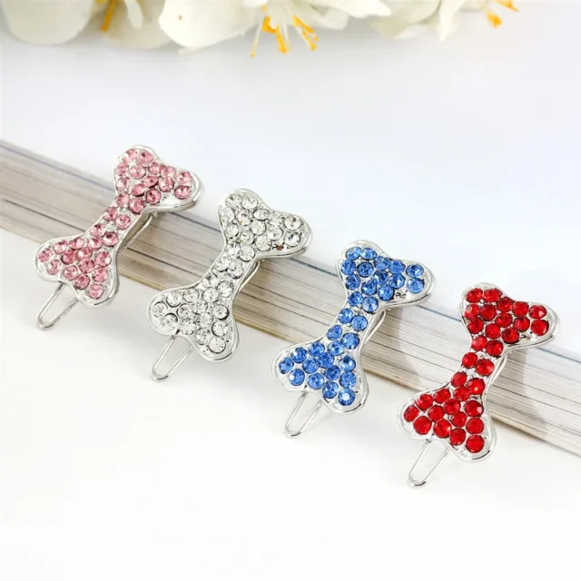 Fashion Crystal Rhinestone Dog Hair Clip Crown Accessories Pet Grooming for Puppy Cats Pet Hairpins Dog Multicolor Cat Headwear - Image 5