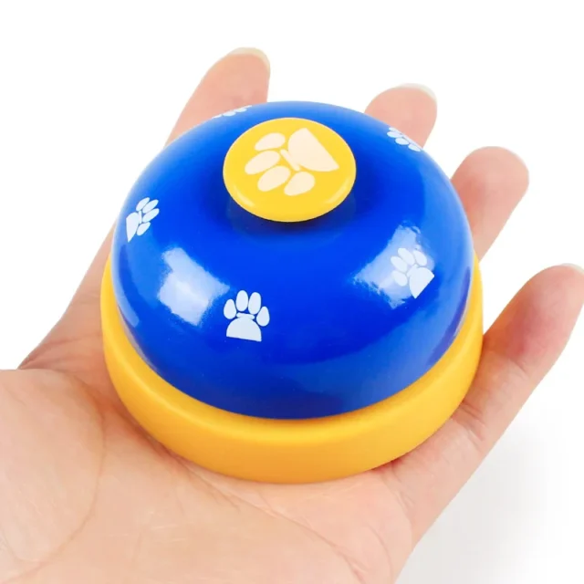 1Pcs Stainless Steel Plastic Pet Dog Cat Training Bell Metal Bell Creative Paint Pet Toys Training Call Bell Dog Cat Toys - Image 4