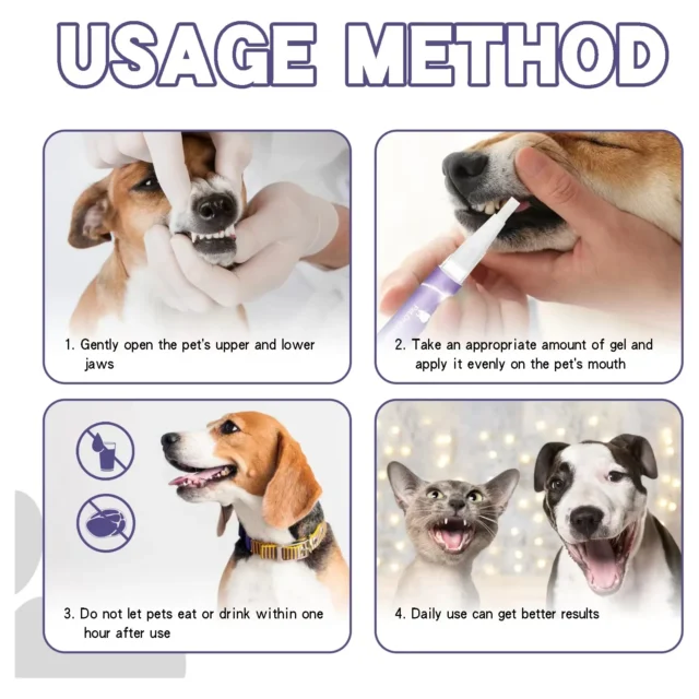 Pet teeth cleaning Tooth Whitening Pen Suitable for dogs and cats Remove bad breath Pet Oral Care - Image 2